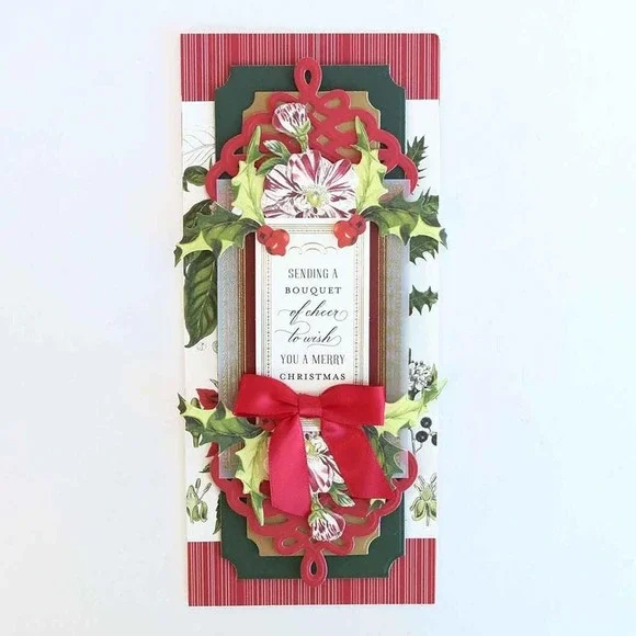 Anna Griffin 54 Pc. Slimline CHRISTMAS HOLIDAY Perfect Palette Double Sided - Picture 3 of 3